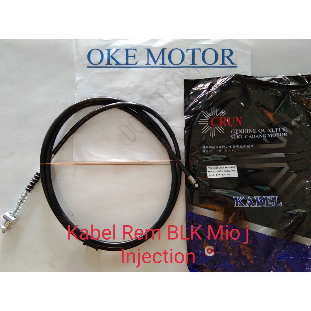 kabel rem belakang motor mio j