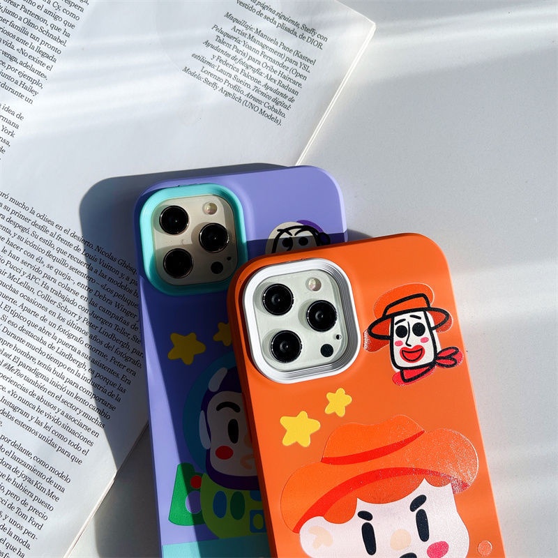 Case Pelindung Motif Print Kartun Toy Story Untuk IPhone 12 13 11 Pro Max X Xs Max Xr 7 8 Plus Pplj