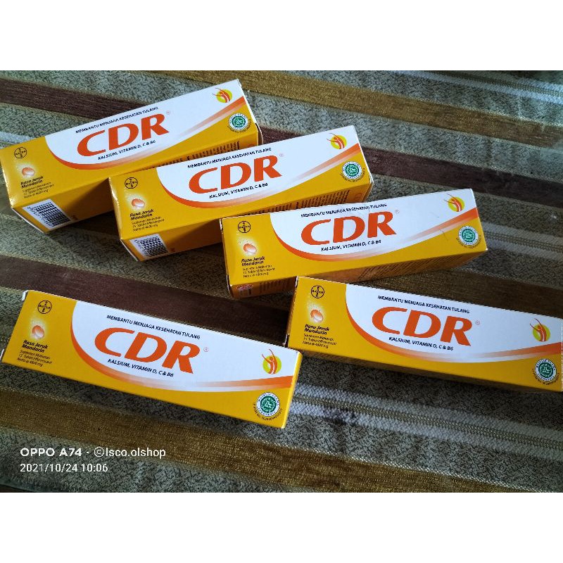 

Termurah CDR Rasa Jeruk Mandarin 15 Tablet Effervescent Multivitamin