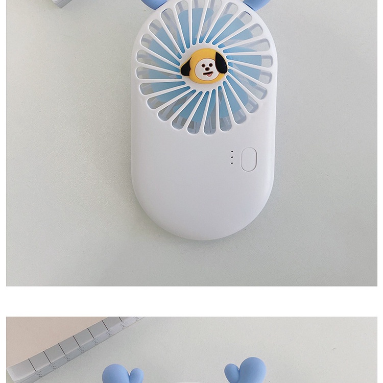 Kipas Angin Mini Fan Motif Kartun KPOP BTS TATA COOKY CHIMMY