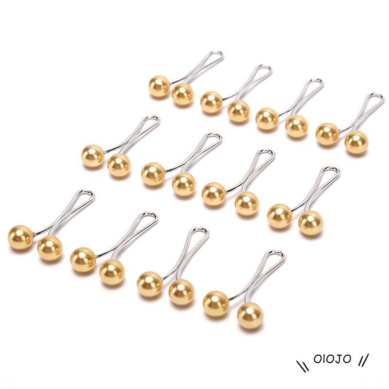 Klip Syal Bentuk U Aksen Mutiara Untuk Aksesoris Muslim