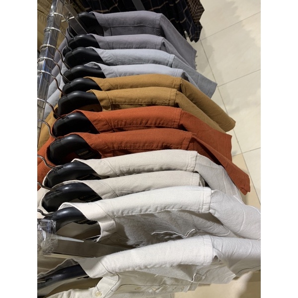 Kemeja Linen kera shanghai brand S135