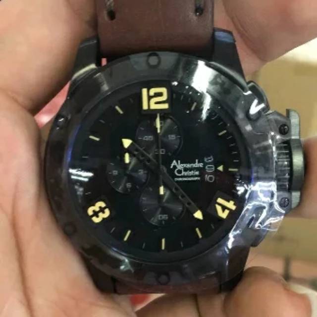 Alexandre Christie AC 6295MC Kulit All Black Cowok