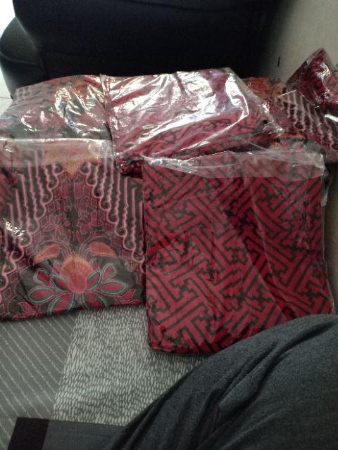 Batik Couple Keluarga Sania Ruffle Ori Ndoro Jowi Dnt Motif Manggar