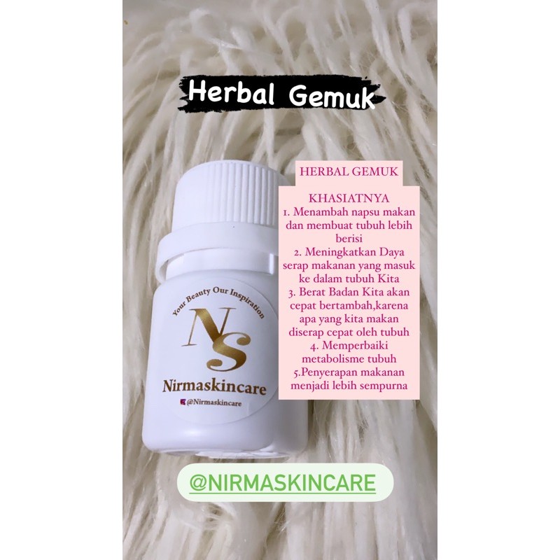 

(KUALITAS PREMIUM) HERBAL GEMUK