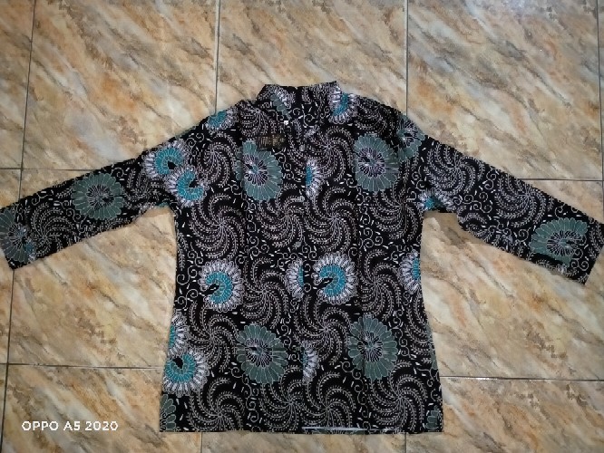 Atasan Tradisional Wanita - Blouse Kancing/blus Batik Wanita Ori Batik Pekalongan