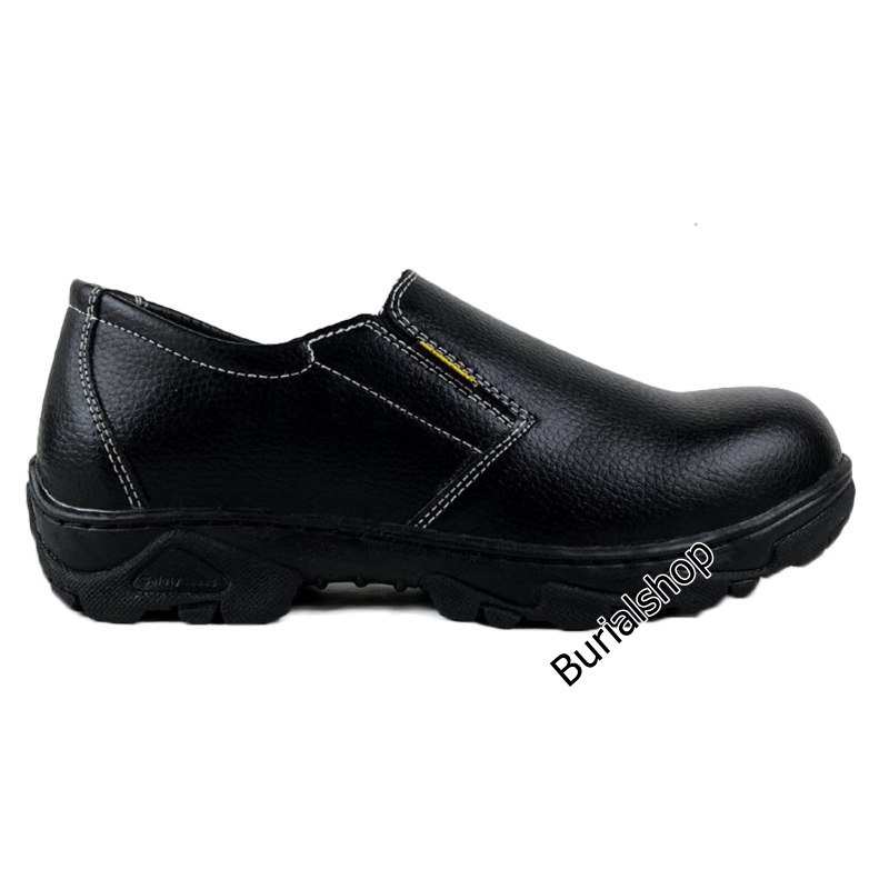 Sepatu Safety Slip On Original Septi Pria Wanita Ujung besi Septy Slop Selop Kerja Lapangan Proyek 03