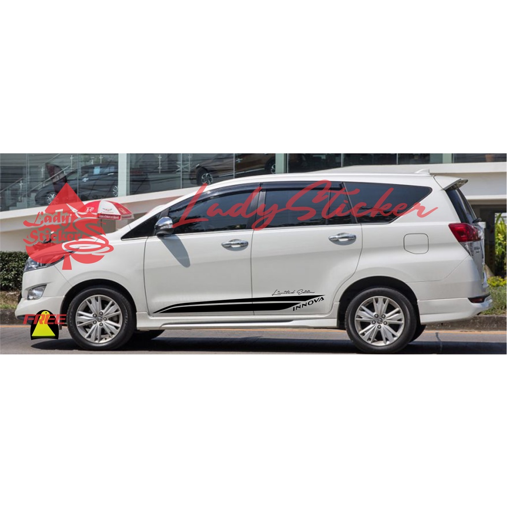 TERBARU STICKER STIKER MOBIL INNOVA CUTTING STICKER MOBIL TOYOTA INNOVA