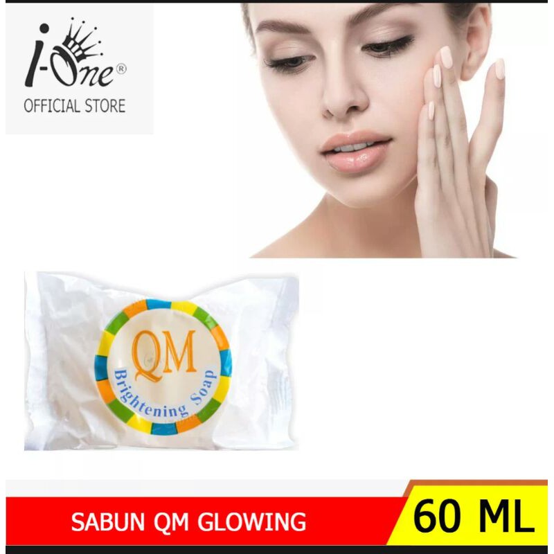 Sabun QM glowing pemutih wajah