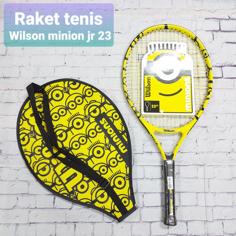 RAKET TENIS WILSON MINION JR 23 YELLOW ORIGINAL