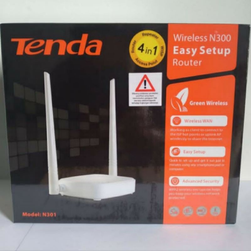 Tenda N301 Wireless N300 Easy Setup Router