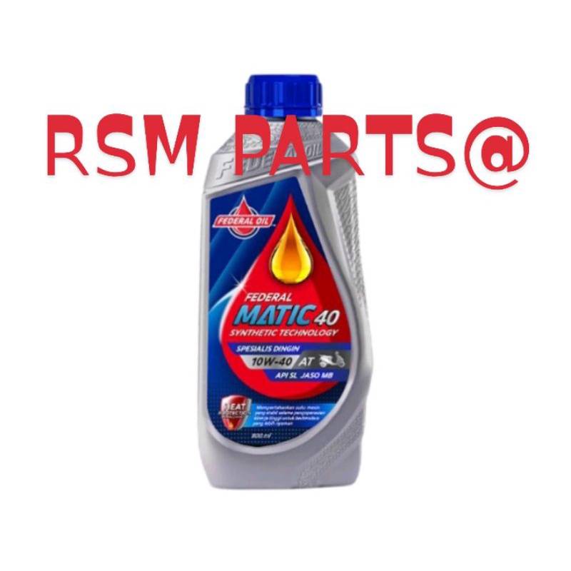 OIL OLI MOTOR FEDERAL MATIC 30/40 ECOMAXX 0,800ML ASLI TERJAMIN