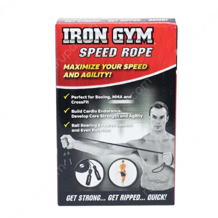 Tali Skipping Nylon Speed Rope Pro - Iron gym