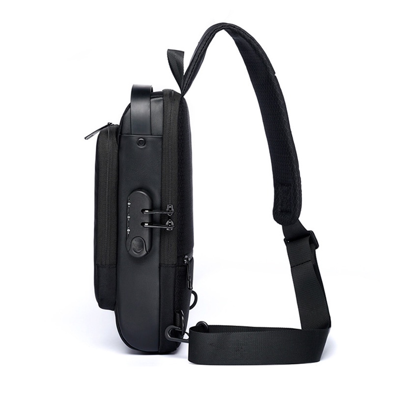 WEIXIER X302 Tas Selempang Pria Shoulder Bag USB Port Anti Maling WK-SBY