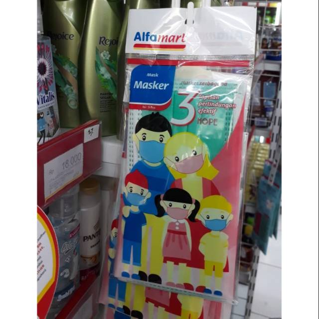 Masker Alfamart 3 ply