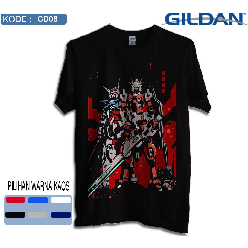 Kaos gundam g self original gildan softstyle gd08