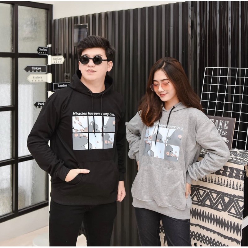 Hoodie Cewe cowo | Hoodie Couple | Dino Miracles