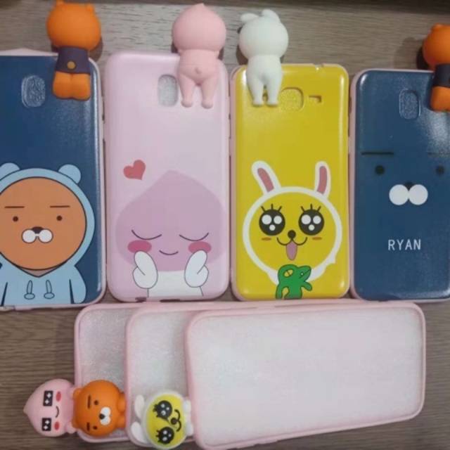 Random motif Softcase intip ear A10/A20/A50/A70/M20/Y71/Y91/V15/V15 PRO/REDMI 4A/6A/7/NOTE 4X/NOTE 7/A37/F11/F11 PRO/REALME 3