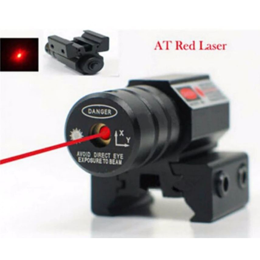 TaffLED Tactical Red Dot Laser Gun Picatinny Mount Airsoft Rifle