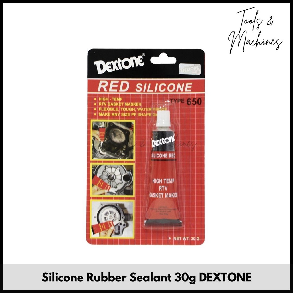 

Silicone Rubber Sealant / Silen Perekat Lem Kaca 30g DEXTONE