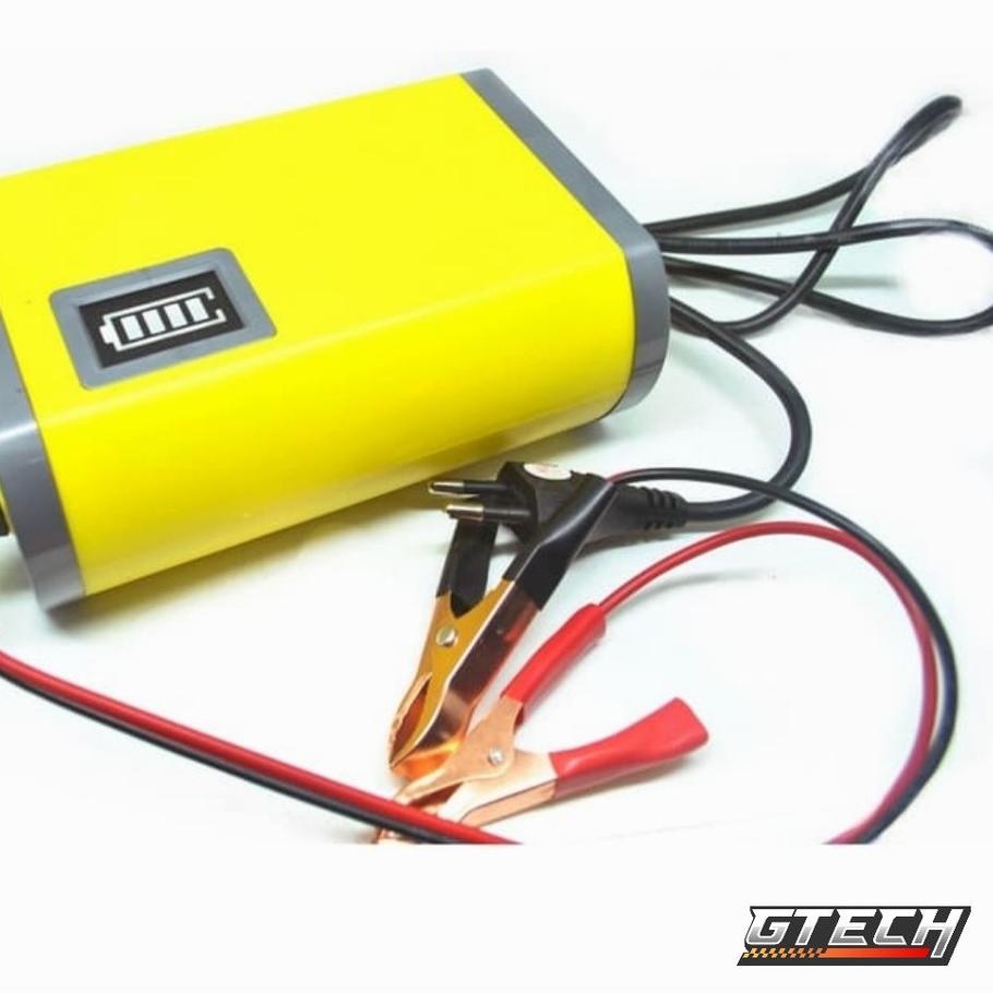 ▲ Charger Aki Portable 6A/12V Mobil | Motor ✰