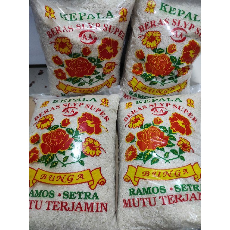 

Beras 5 kg Cap Bunga Mawar