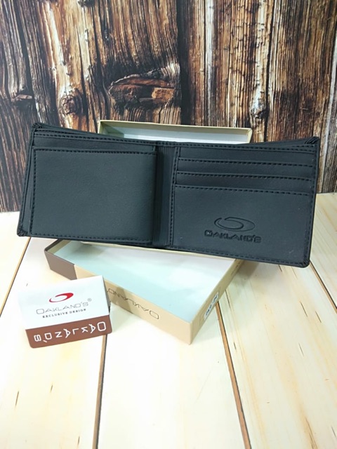 OKLAND’S DOMPET PRIA KULIT SINTETIS MODEL PRESS DOMPET PRIA BAHAN PU DOMPET COWOK LOGO DOMPET COWOK MURAH