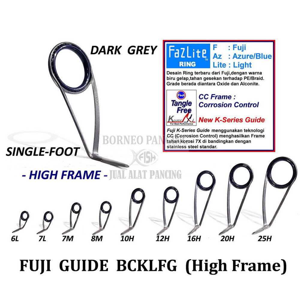 Fuji Guide BCKLFG Fazlite ( Medium,High & Low Frame ) variant