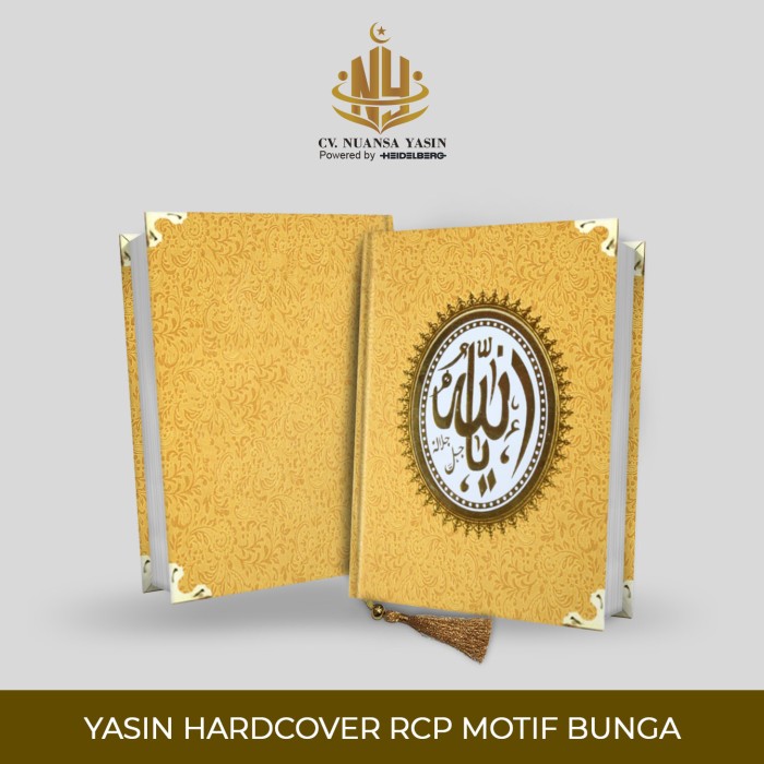 

Cetak Buku Yasin Matte Paper Glossy / Hardcover RCP Motif Bunga