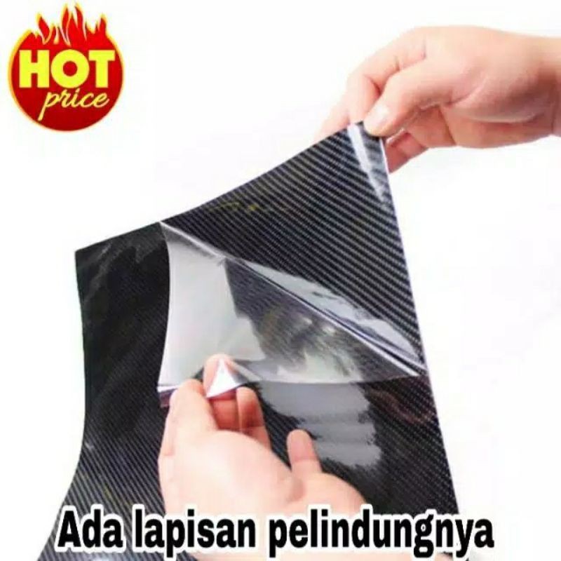 

Stiker Sticker Skotlet Carbon Karbon 6D Stiker Motor Stiker Mobil