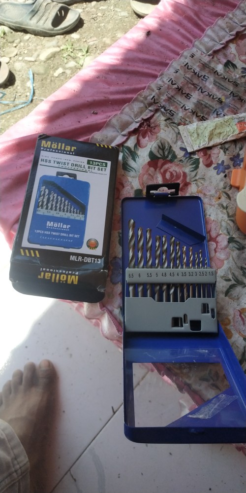Mata Bor Besi Set 13 Pcs - Mata Bor Besi - Mata Bor Hss- Twist Drill