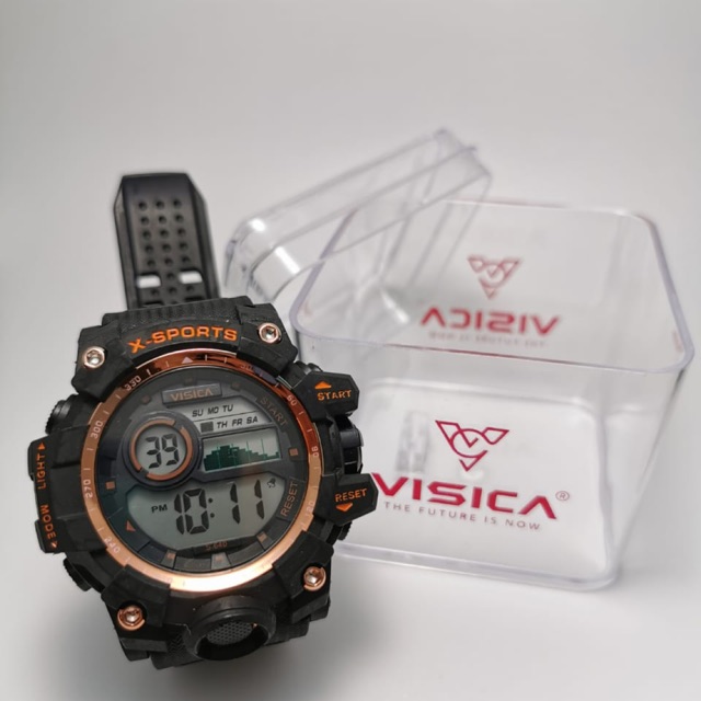 Jam Tangan Asli VISICA 640 Tali Rubber Anti Air