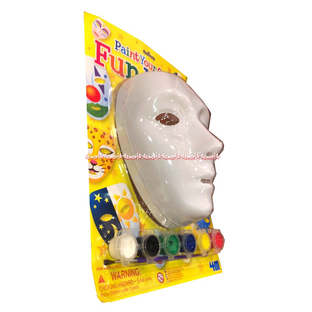 4M Paint Your Own Mask Mainan Kreasi Menghias Topeng Melukis mewarnai Topeng Untuk Anak Kreatifitas