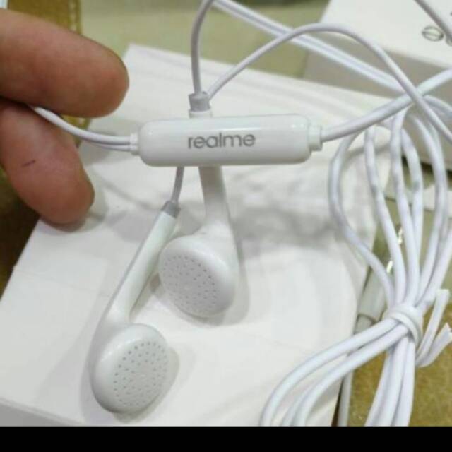 HEADSET/ HANDFREE/ EARPHONE REALME MH 133 ORIGINAL KUPING GEPENG