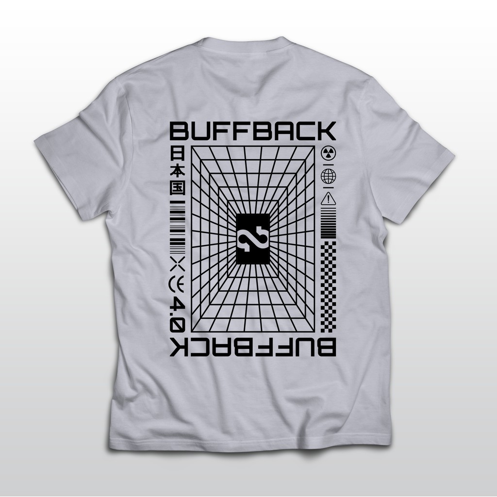 T-Shirt Pria BUFFBACK Lines A06