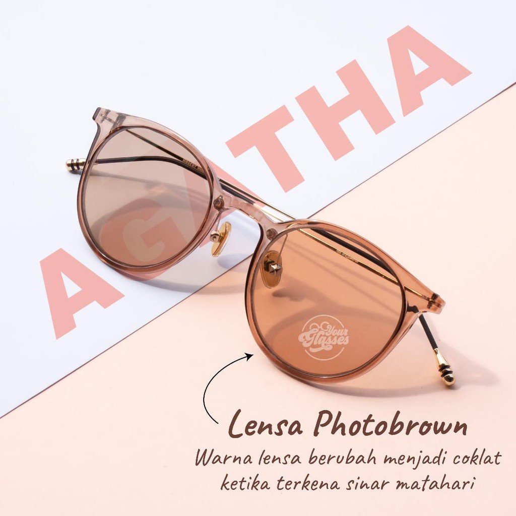 LENSA PHOTOBROWN ( MATA NORMAL s/d MINUS -4,00 )