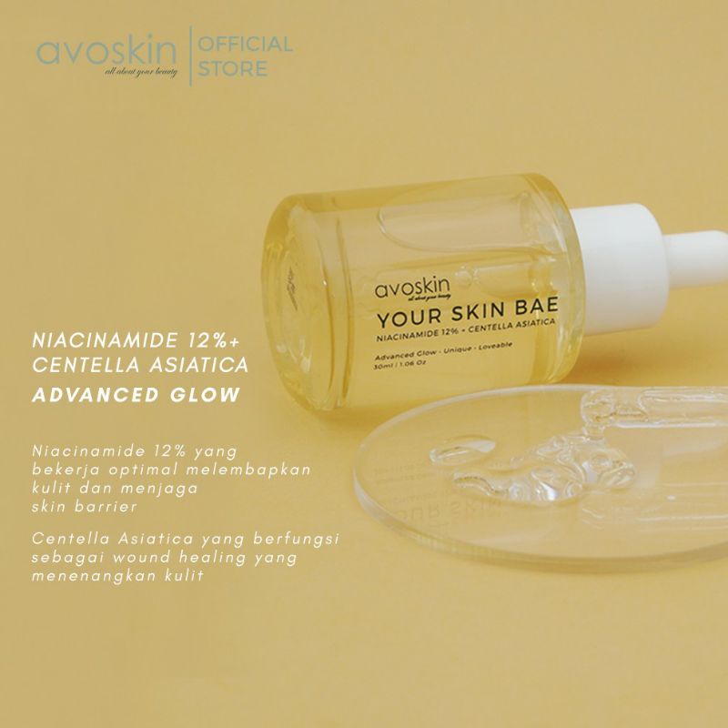 Avoskin Your Skin Bae Niacinamide 12% + Centella Asiatica 30mL