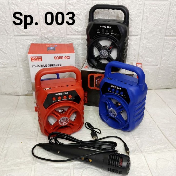 COD SPEAKER BLUETOOTH SQRS-003 BONUS MIC KARAOKE//SPEAKER SALON AKTIF//SPEAKER KAROKE