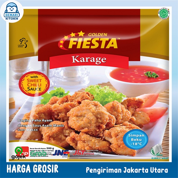 GOLDEN FIESTA KARAGE PREMIUM EXTRA SAUS PEDAS MANIS 500 GRAM