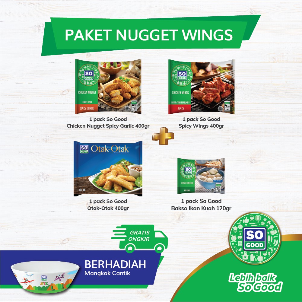 SO GOOD PAKET NUGGET WINGS | Shopee Indonesia