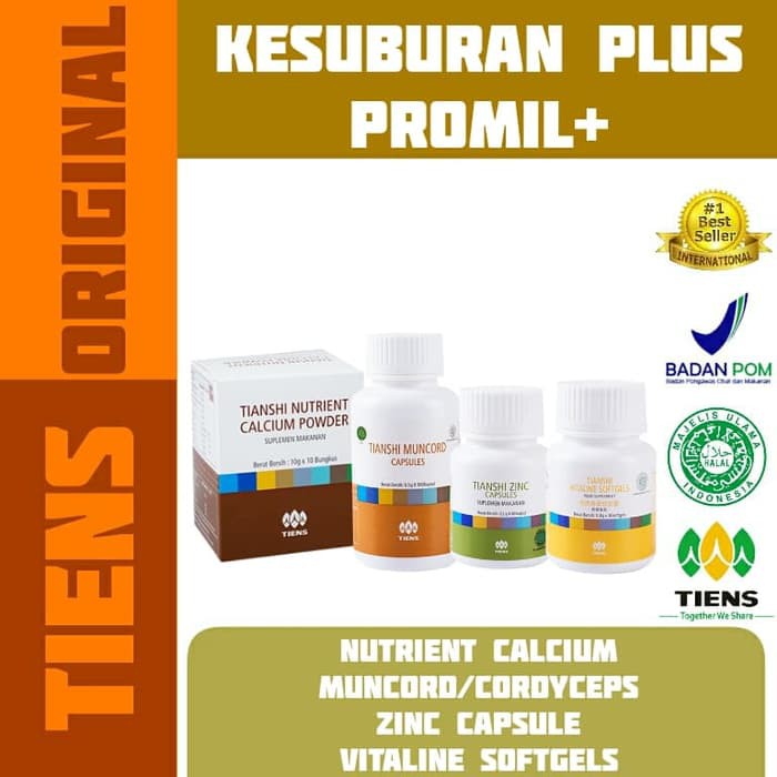 Suplemen Promil Plus TIENS Kesuburan Tianshi ORIGINAL Murah  Diskon