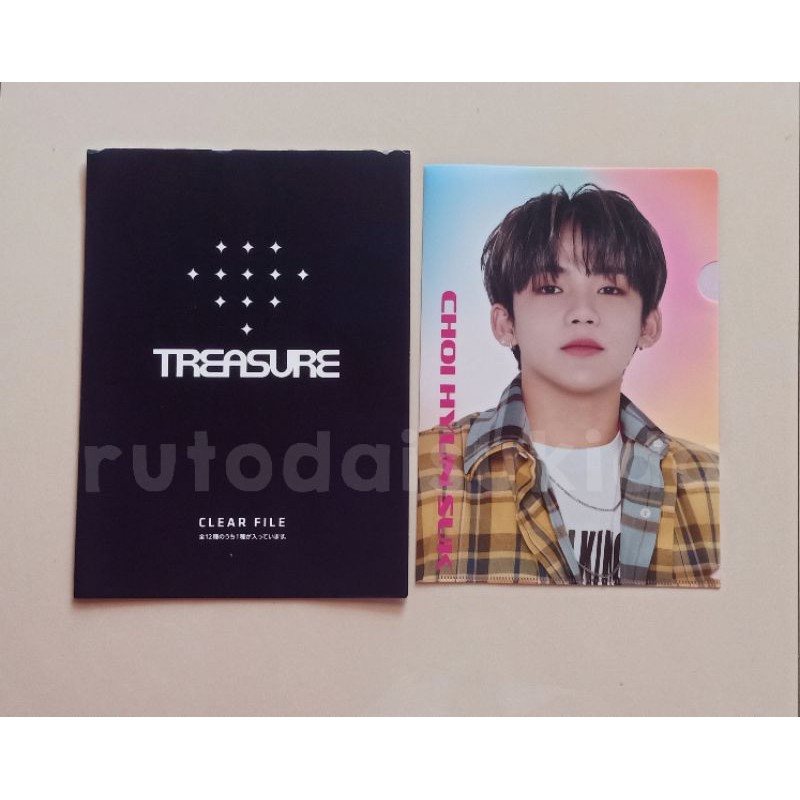 (READY) CLEAR FILE CHOI HYUNSUK MERCHANDISE JAPAN