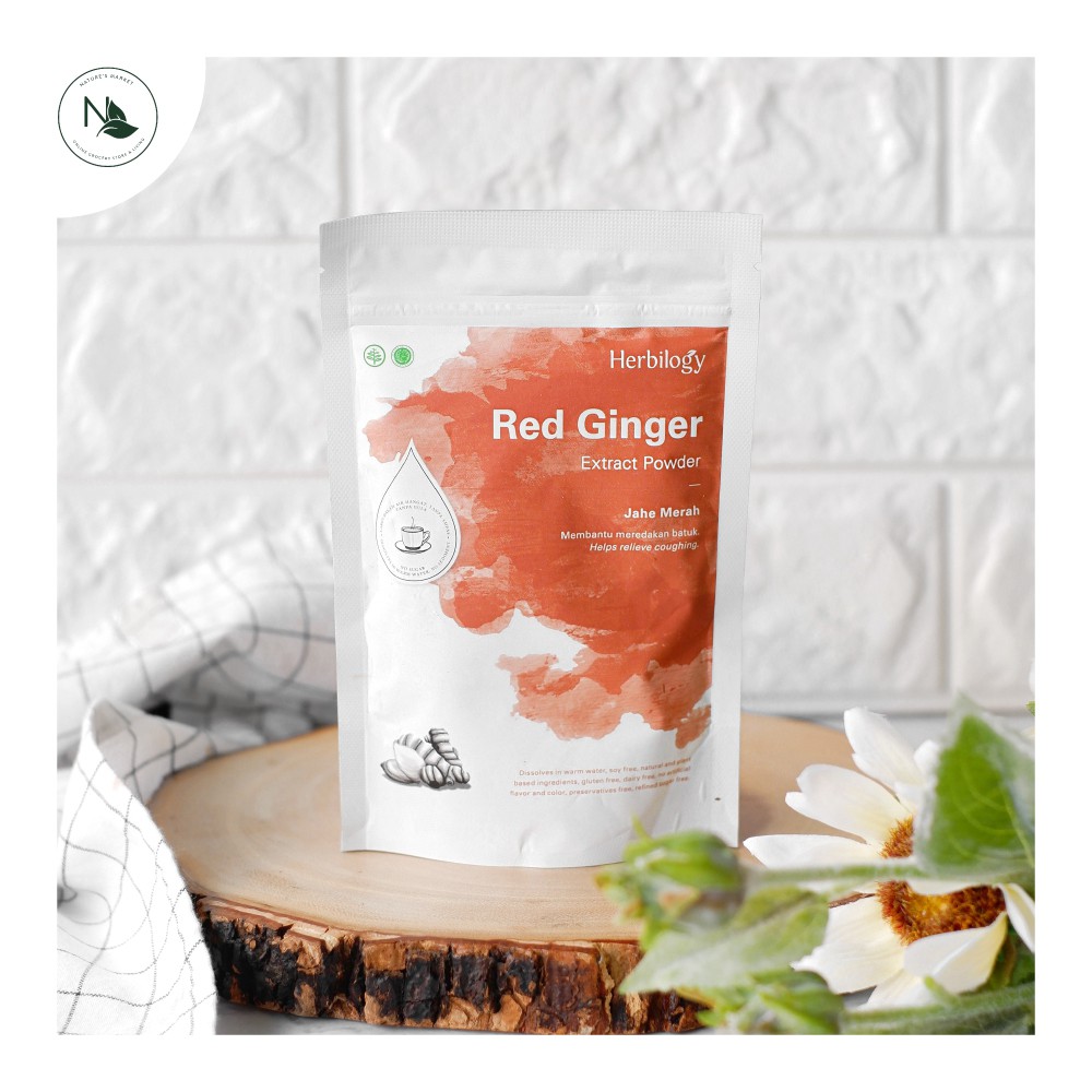 Jual Herbilogy Red Ginger Extract Powder (Jahe Merah) 100gr Shopee