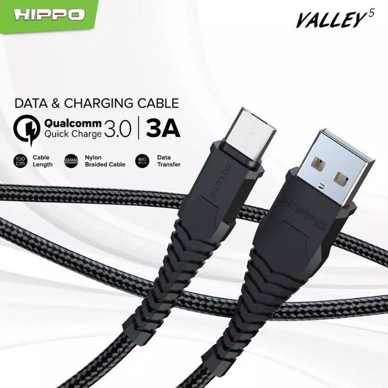 Hippo Valley 5 USB Type C, Lightning &amp; Micro