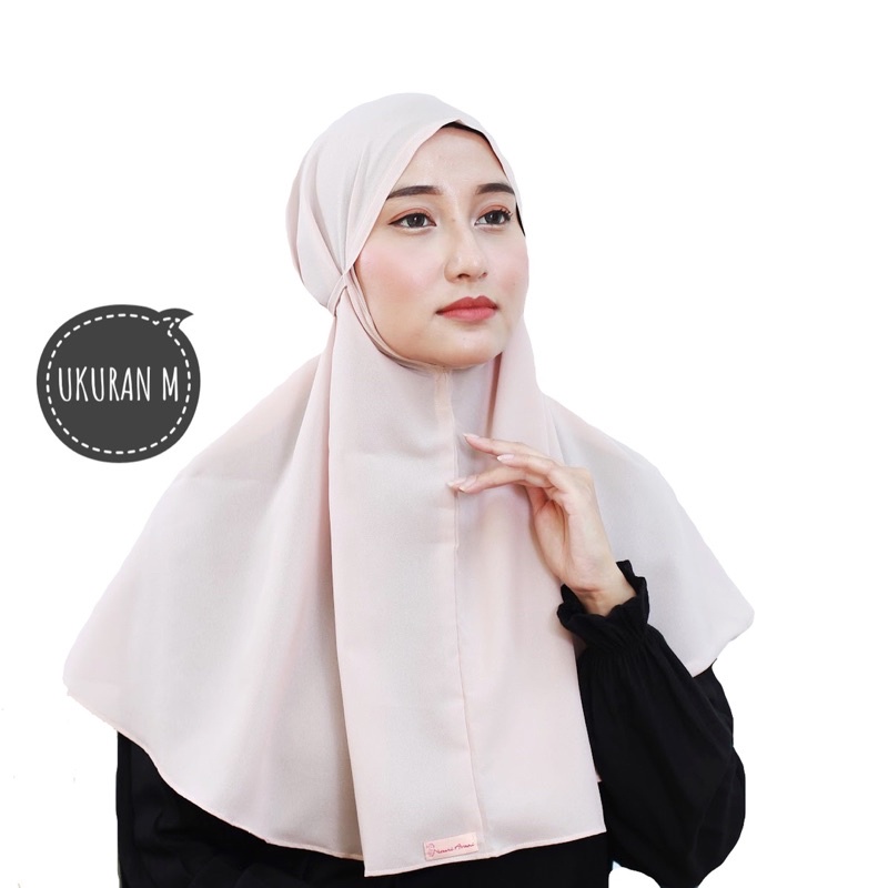 Nouri Avani - Hijab Bergo Jilbab Maryam Instant Simple Tali Sport Hamidah Diamond Syari Premium