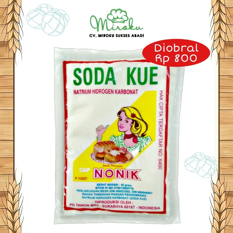 

Soda Kue Cap Nonik 40 Gram