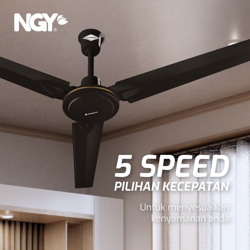 ADVANCE Kipas Angin Plafon / Ceiling Fan 56 inch Baling Besi | NG-56CF 5602 jumbo super MANTAP