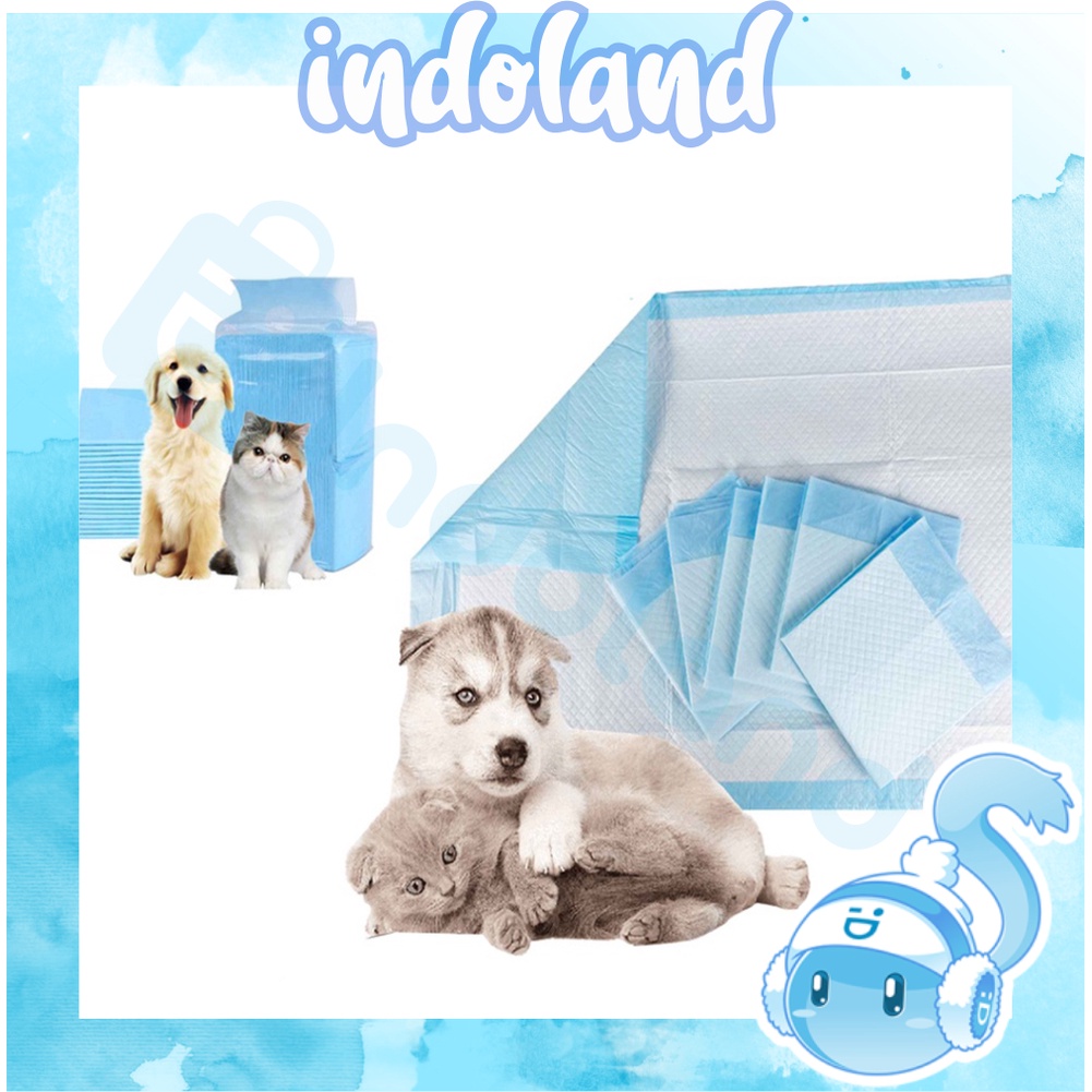 ☀ INDOLAND ☀Alas Pipis Pup Underpad Kucing Anjing Perlak Tatakan Pet Toilet Portable R589