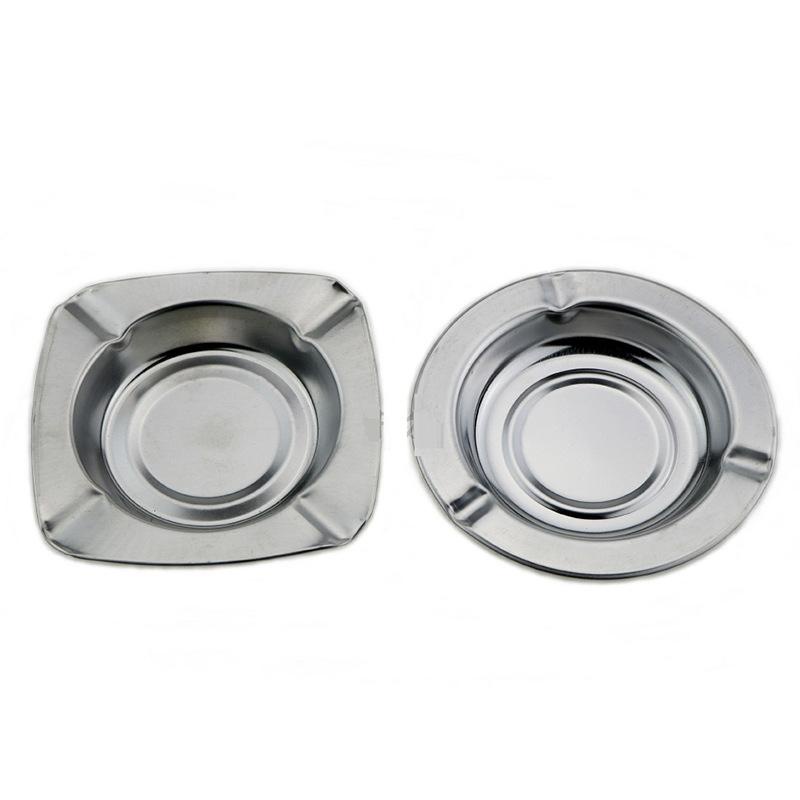 ASBAK ROKOK STAINLESS // ASBAK ROKOK ALUMINIUM ASBAK MURAH MODEL PETAK &amp; BULAT - BD