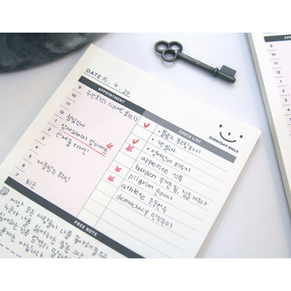 

Weekly Planner A6 Everyday Smile